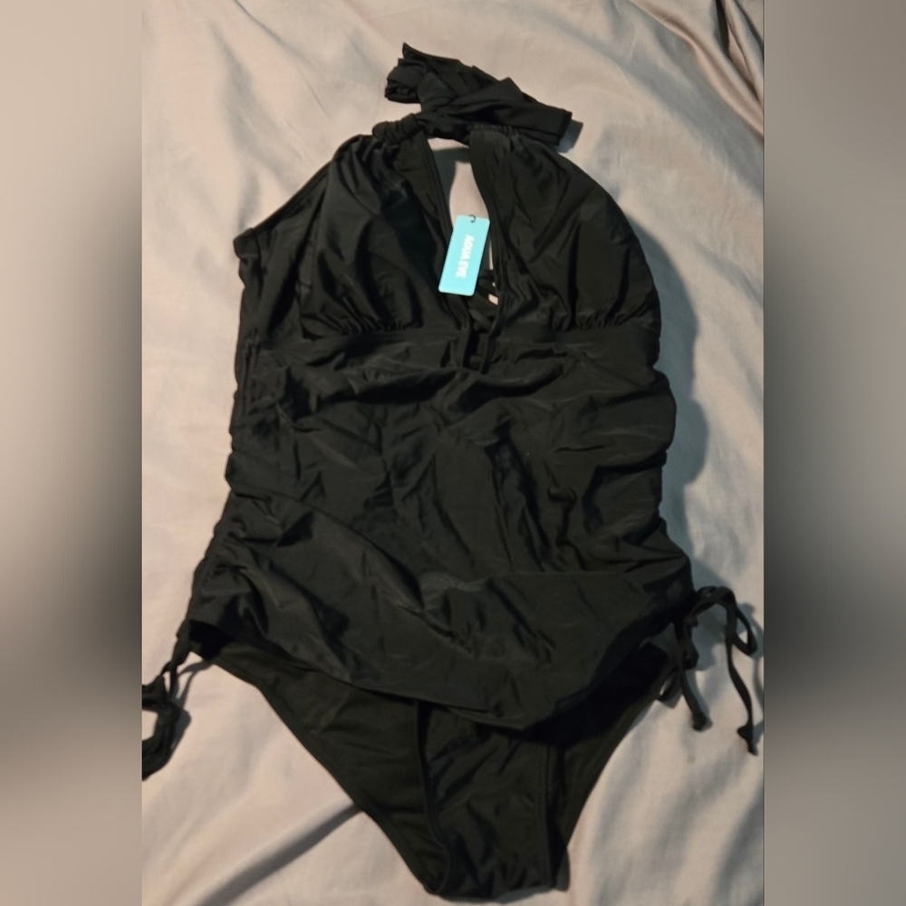 Aqua Eve Plus Size Swimsuit #524 - Picture 3 of 11